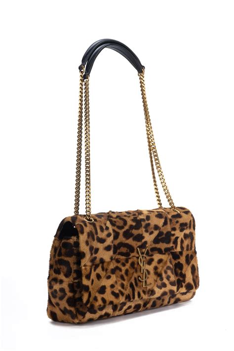 YSL Cheetah Print BN Pony Hair Handbag 